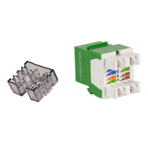 Модуль Keystone, RJ45, неэкранированный, кат.6, без шторки, 180 градусов